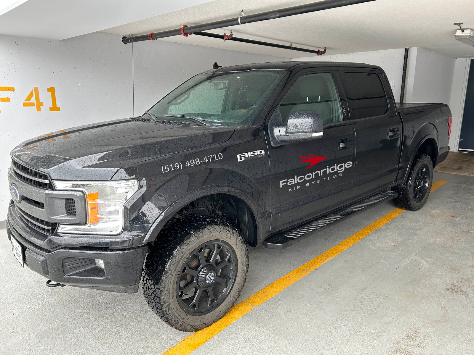 Falconridge Air Systems Work Truck in Waterloo